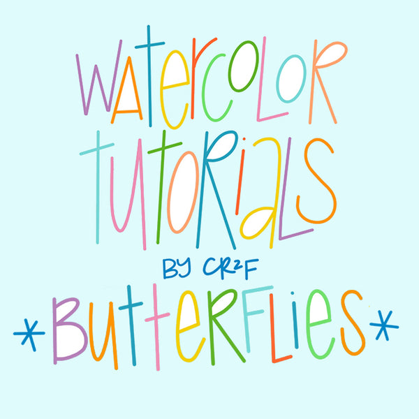Butterflies Watercolor Tutorial