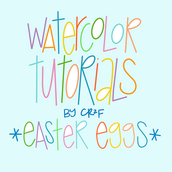 Easter Eggs Watercolor Tutorial