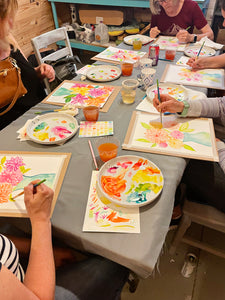 June 21st Watercolor Class at American Solera-Tulsa