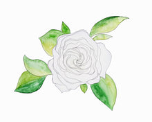 White Rose Sticker