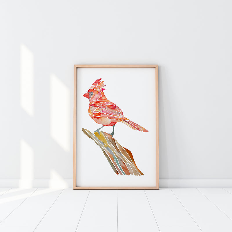 Framed Art good print Cardinal