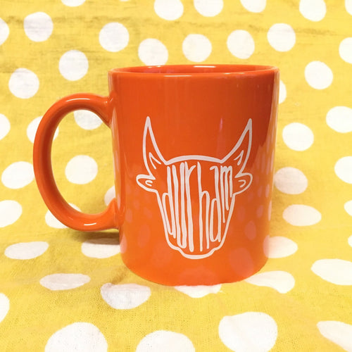 durham coffee mug, bull coffee mug
