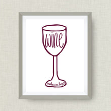 Wine Makes Me Happy, Option of Real Gold Foil