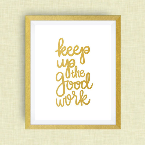 keep up the good work.  option of gold foil, badass woman