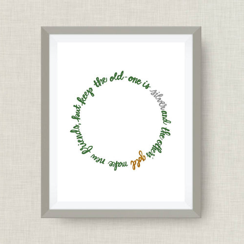 Make New Friends Art print - Girl Scouts, option of foil