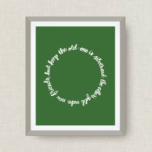 Make New Friends Art print - Girl Scouts, option of foil