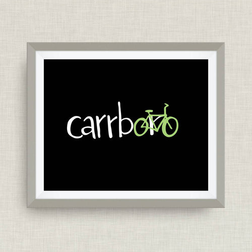 carrboro art print