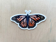 monarch sticker - butterfly orange and black