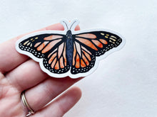 monarch sticker - butterfly orange and black