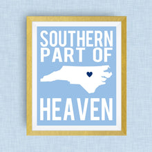 Chapel Hill North Carolina Art Print- Southern Part of Heaven