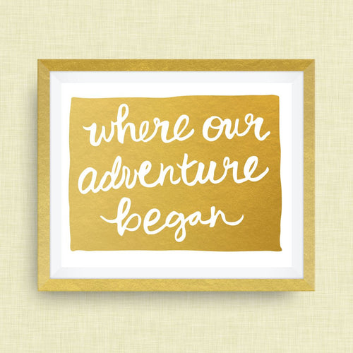 Colorado Art Print - Where Our Adventure Began (TM)