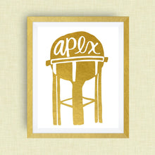 Apex Art Print - Apex Water Tower, NC