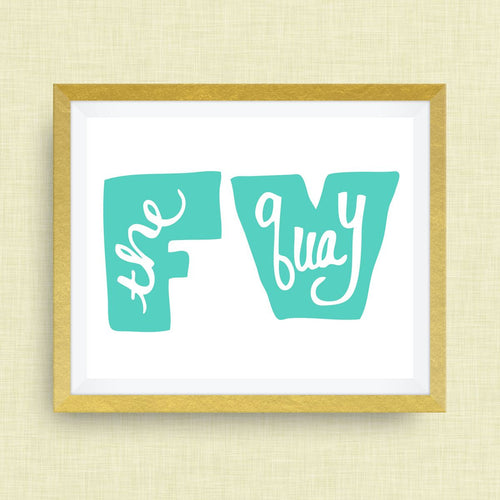 Fuquay Varina Art Print - 