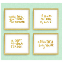 Mother Teresa quote - set of 4 prints - Pick your colors!