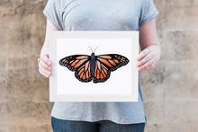 Butterfly Art Print - Monarch Butterfly Painting
