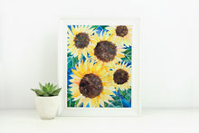 Sunflower Art Print - Sunflower Painting