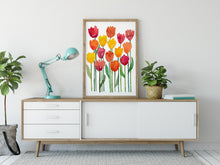 Tulip Art Print - Tulip Painting